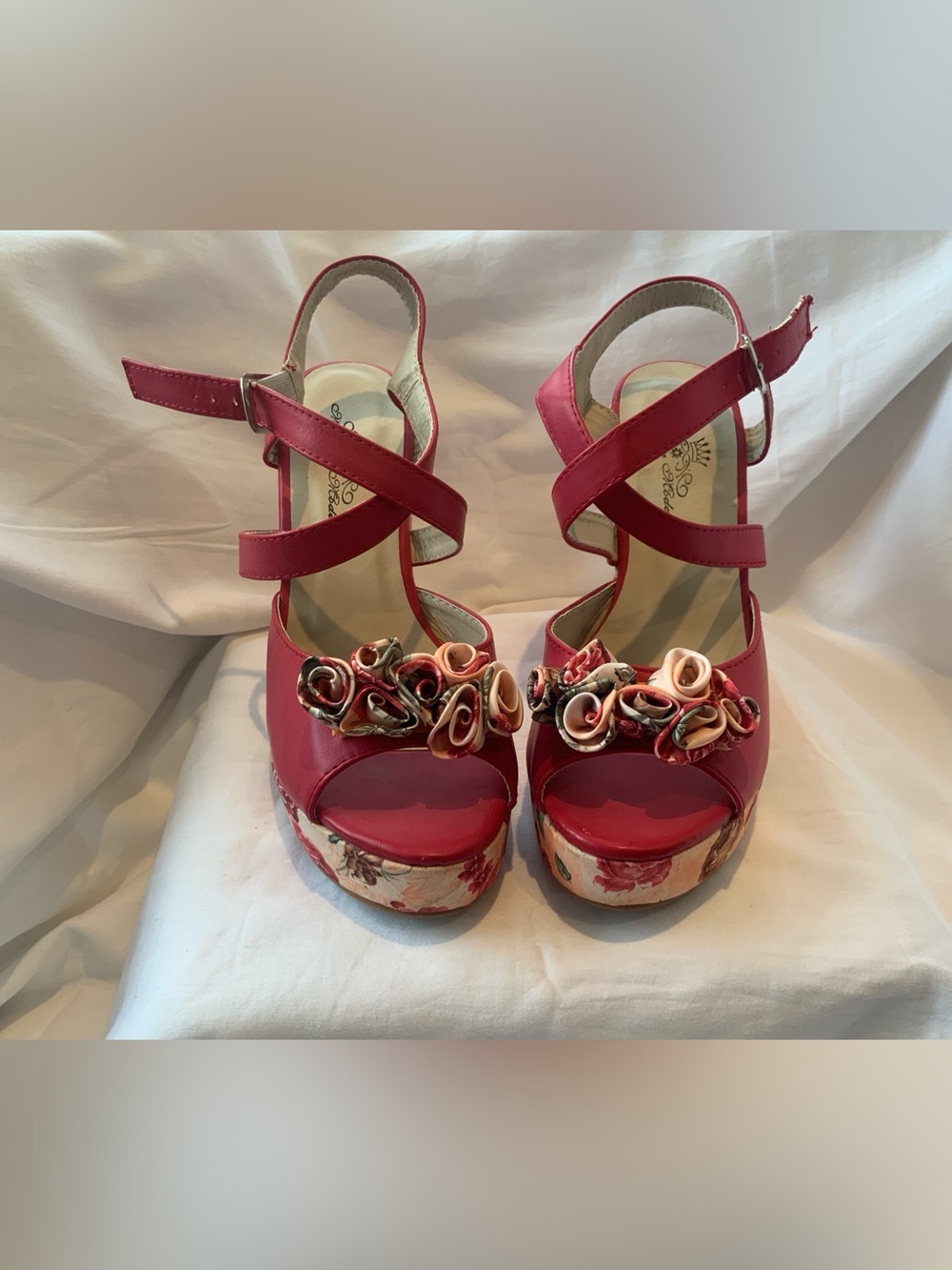 MARILYN MODA Sandals, Wedge Platform, Sz 8